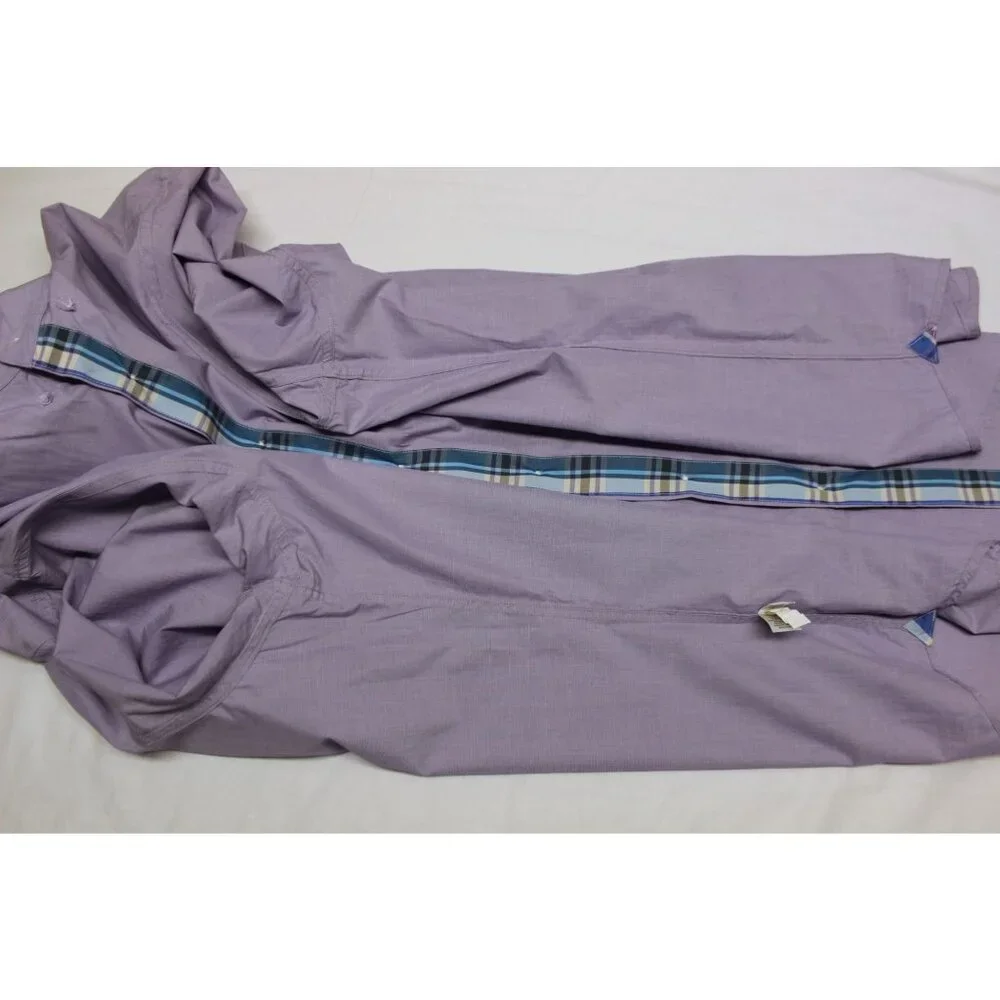 Banana Republic men's soft‎ wash light purple short sleeve button down shirt XL
